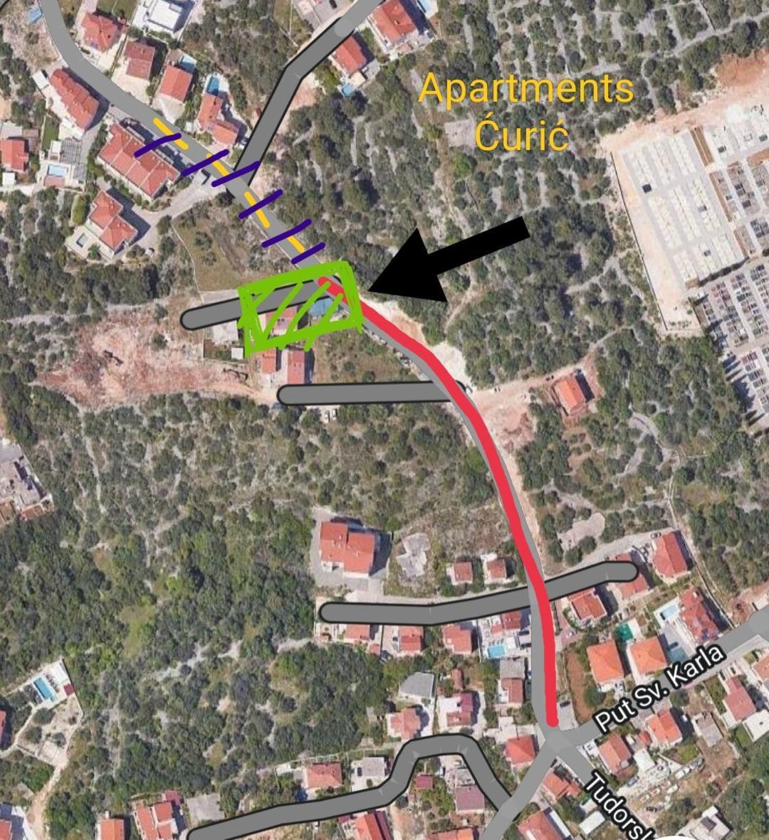 Apartments Curic Трогир Экстерьер фото